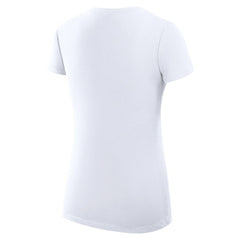 White Miami Marlins G-III 4Her by Carl Banks Women's Super-Slim Fit Lightweight Team Logo Graphic V-Neck T-Shirt