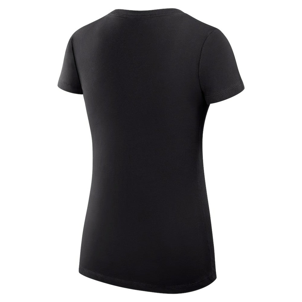 Black San Francisco Giants G-III 4Her by Carl Banks Women's Super-Slim Fit Lightweight Team Logo Graphic V-Neck T-Shirt