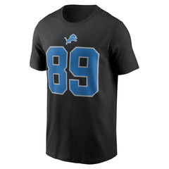Dan Campbell  Retired Player Name & Number T-Shirt - Detroit Lions T-shirts