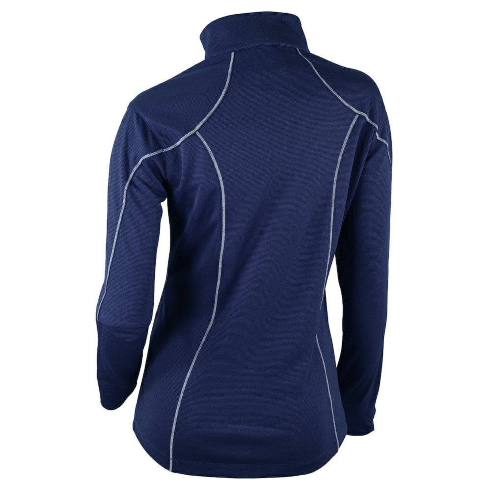 Navy New York Yankees Columbia Women's Cooperstown Collection Shotgun 2.0 Omni-Wick Quarter-Zip Top - Navy