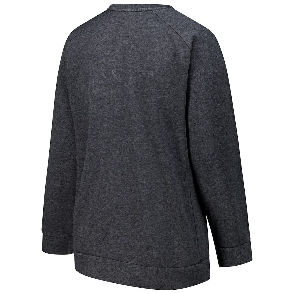 Profile Women's Plus Size Acid Wash Raglan Sweatshirt - Cincinnati Bengals Sweatshirts