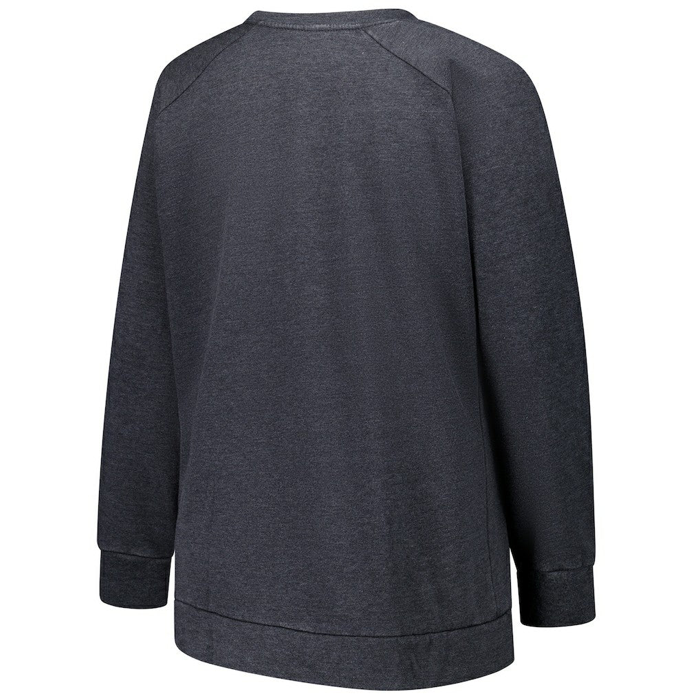 Profile Women's Plus Size Acid Wash Raglan Sweatshirt - Miami Dolphins Sweatshirts