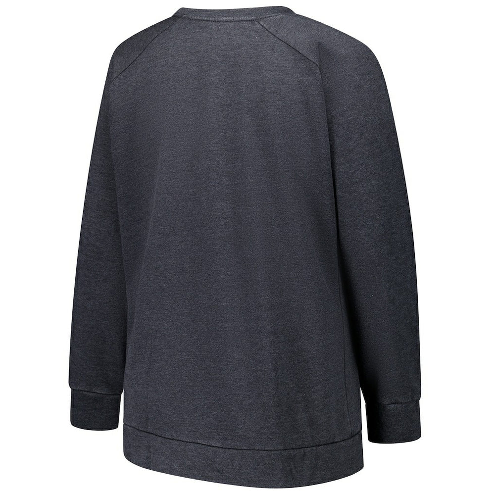 Profile Women's Plus Size Acid Wash Raglan Sweatshirt - Miami Dolphins Sweatshirts