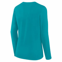 Women's Long Sleeve Scoop Neck T-Shirt - Miami Dolphins T-shirts