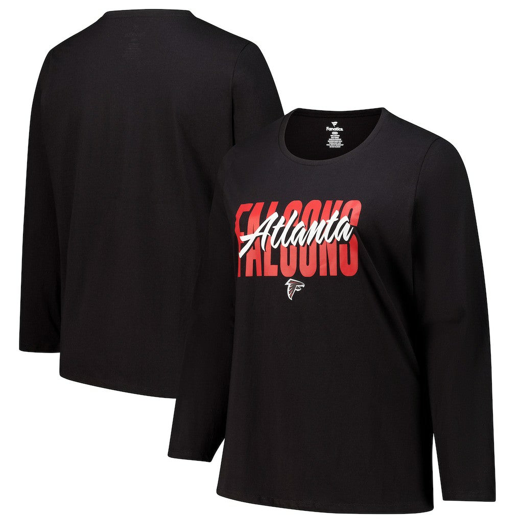 Women's Long Sleeve Scoop Neck T-Shirt - Atlanta Falcons T-shirts