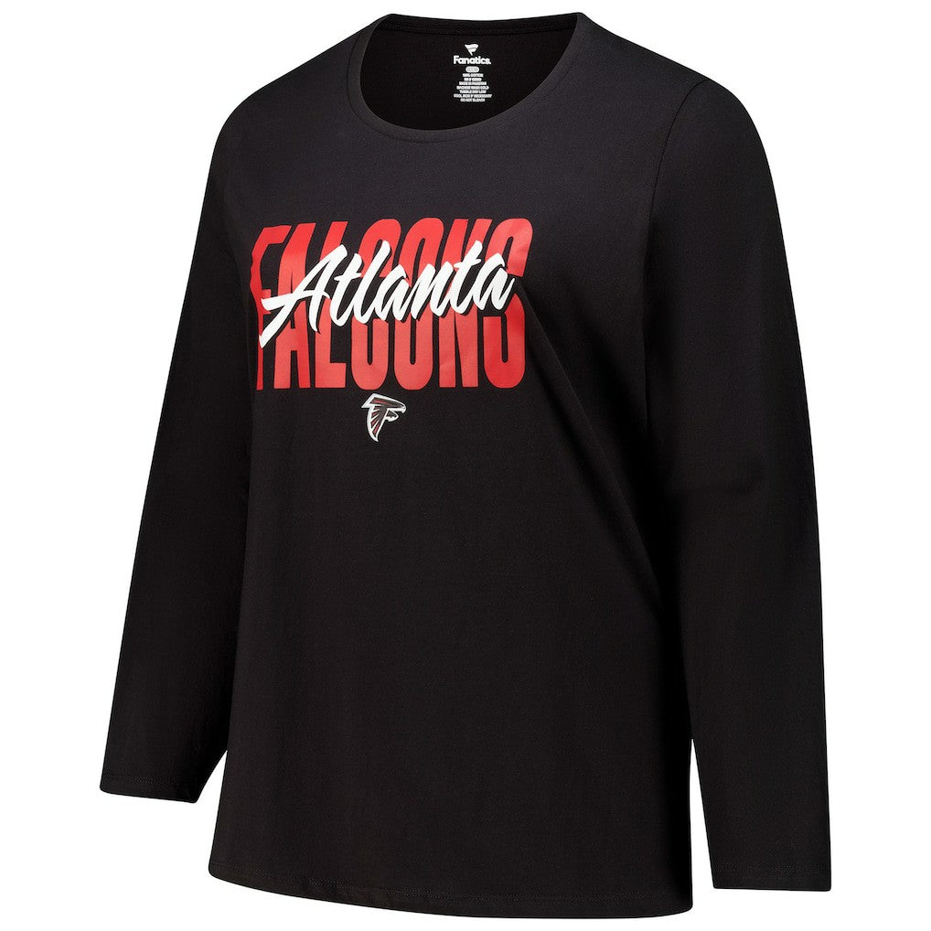 Women's Long Sleeve Scoop Neck T-Shirt - Atlanta Falcons T-shirts
