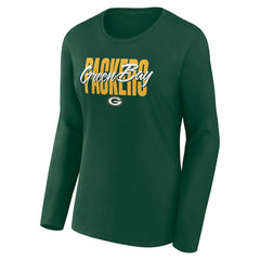 Women's Long Sleeve Scoop Neck T-Shirt - Green Bay Packers T-shirts