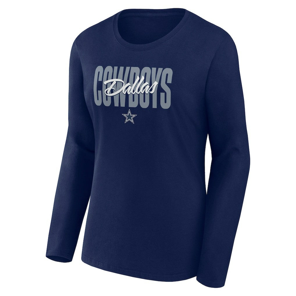 Women's Long Sleeve Scoop Neck T-Shirt - Dallas Cowboys T-shirts