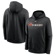 Black Baltimore Orioles Nike Local Club Pullover Hoodie