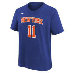 Nike Jalen Brunson New York Knicks Youth Icon Name & Number T-Shirt