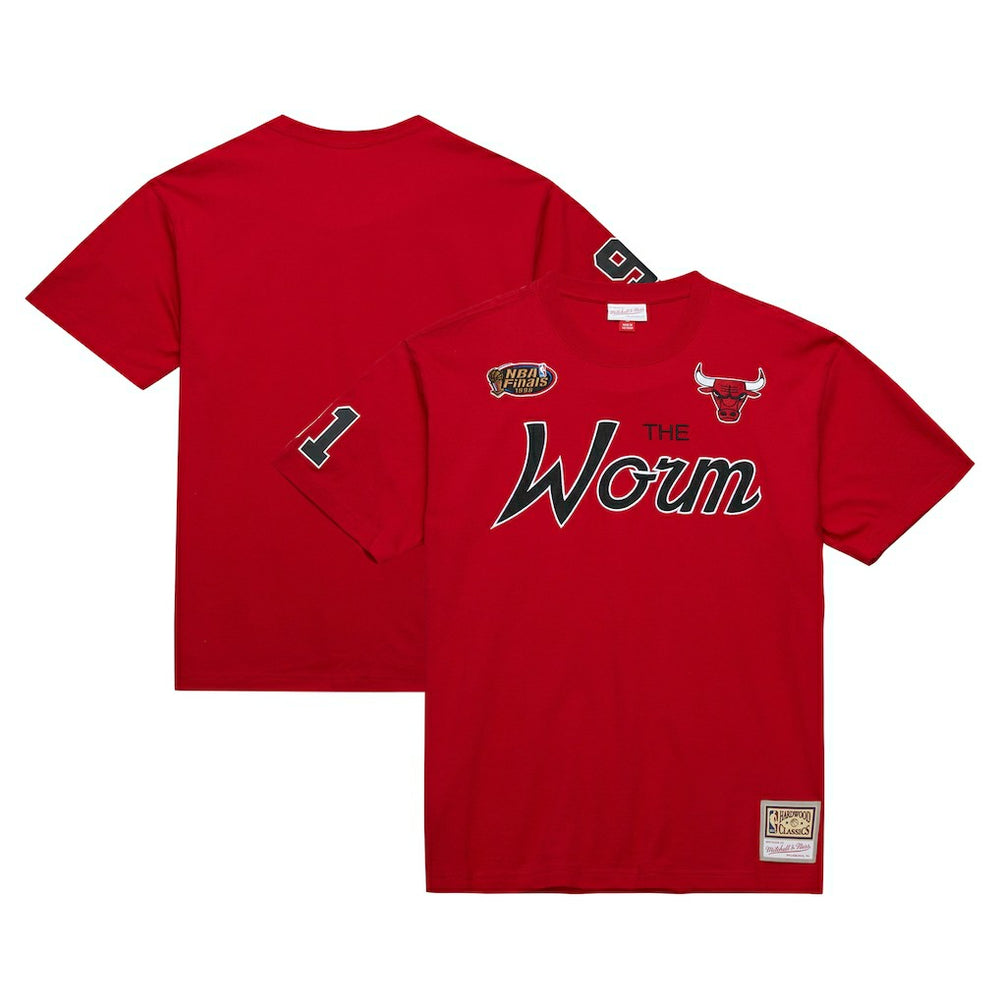 Mitchell & Ness Dennis Rodman Chicago Bulls Premium Nickname T-Shirt sale