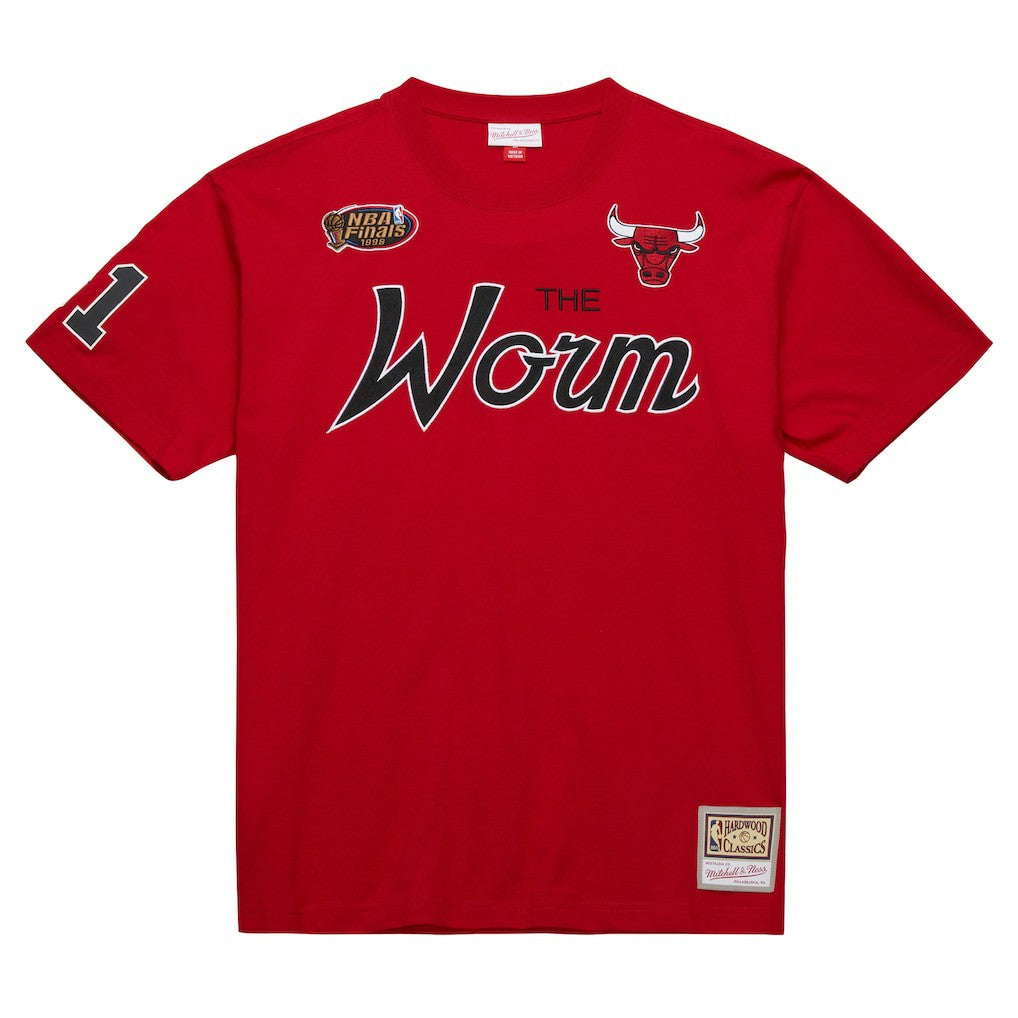Mitchell & Ness Dennis Rodman Chicago Bulls Premium Nickname T-Shirt sale