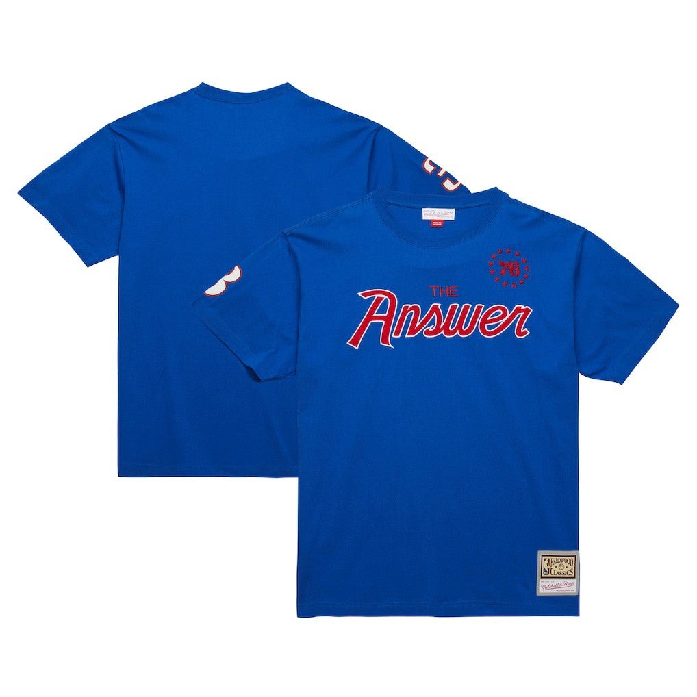 Mitchell & Ness Allen Iverson Philadelphia 76ers Premium Nickname T-Shirt