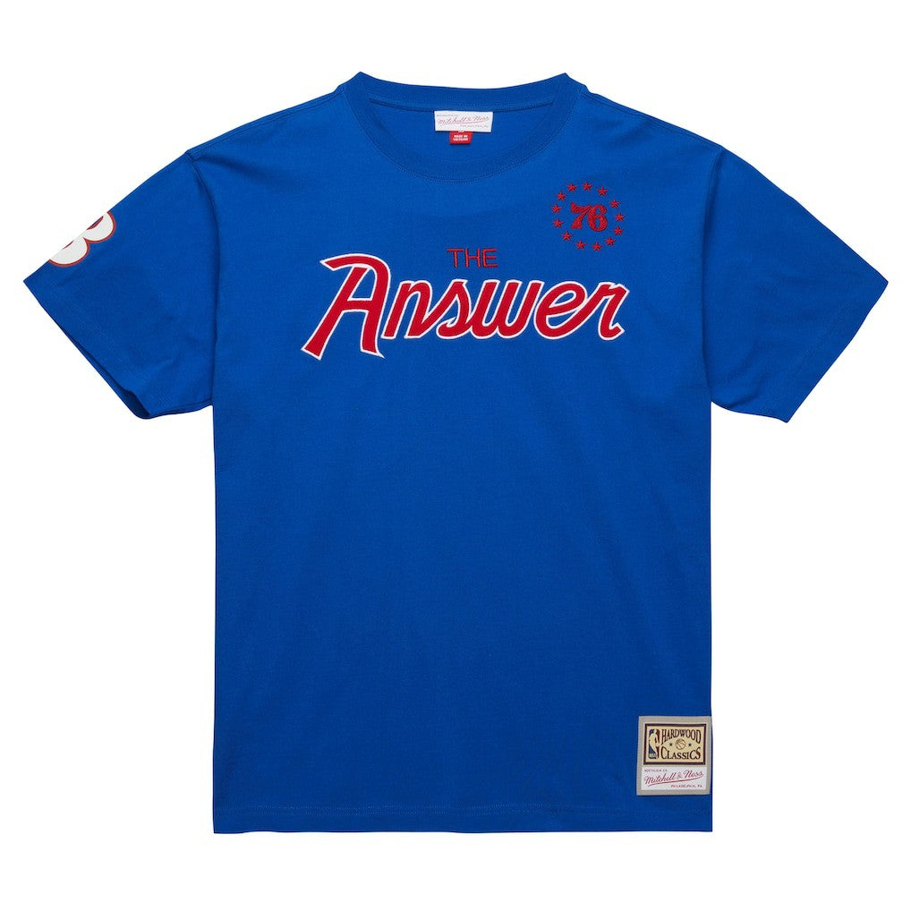 Mitchell & Ness Allen Iverson Philadelphia 76ers Premium Nickname T-Shirt