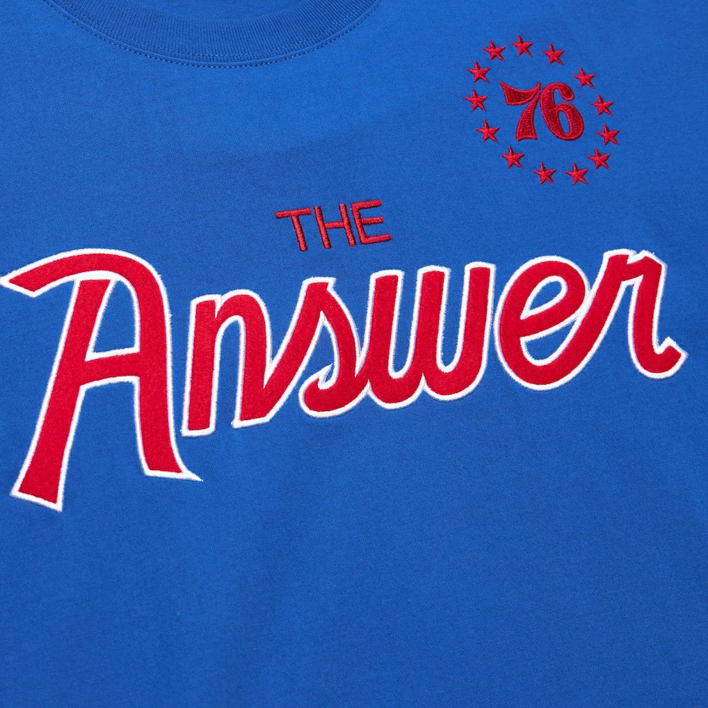 Mitchell & Ness Allen Iverson Philadelphia 76ers Premium Nickname T-Shirt