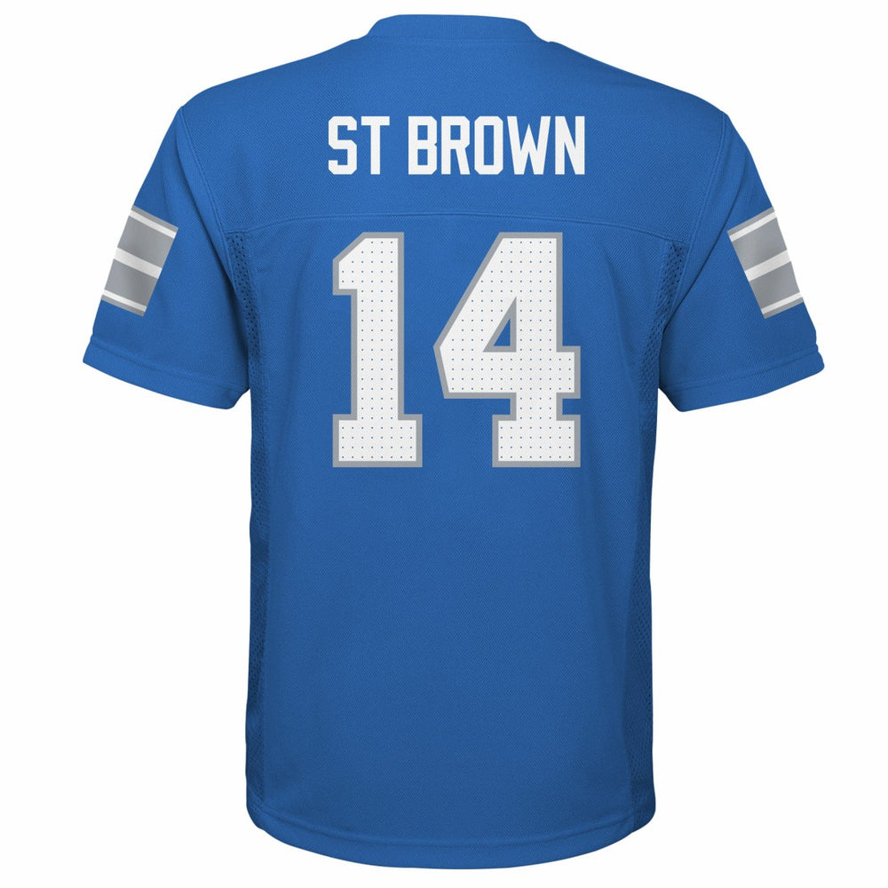 Amon-Ra St. Brown  Youth Replica Player Jersey - Detroit Lions Jerseys