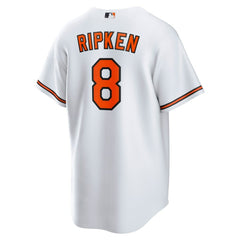 White Cal Ripken Jr. Baltimore Orioles Nike Throwback Replica Player Jersey