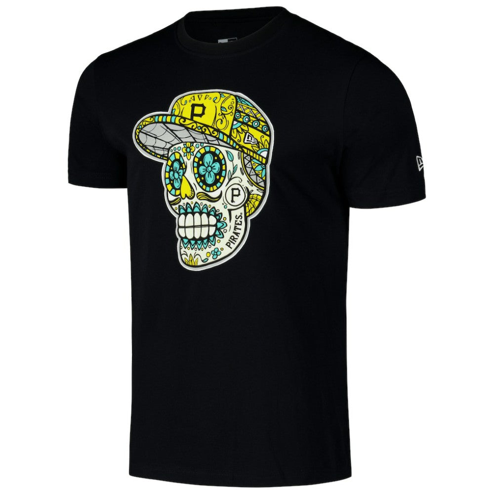 Black Pittsburgh Pirates New Era Sugar Skulls T-Shirt