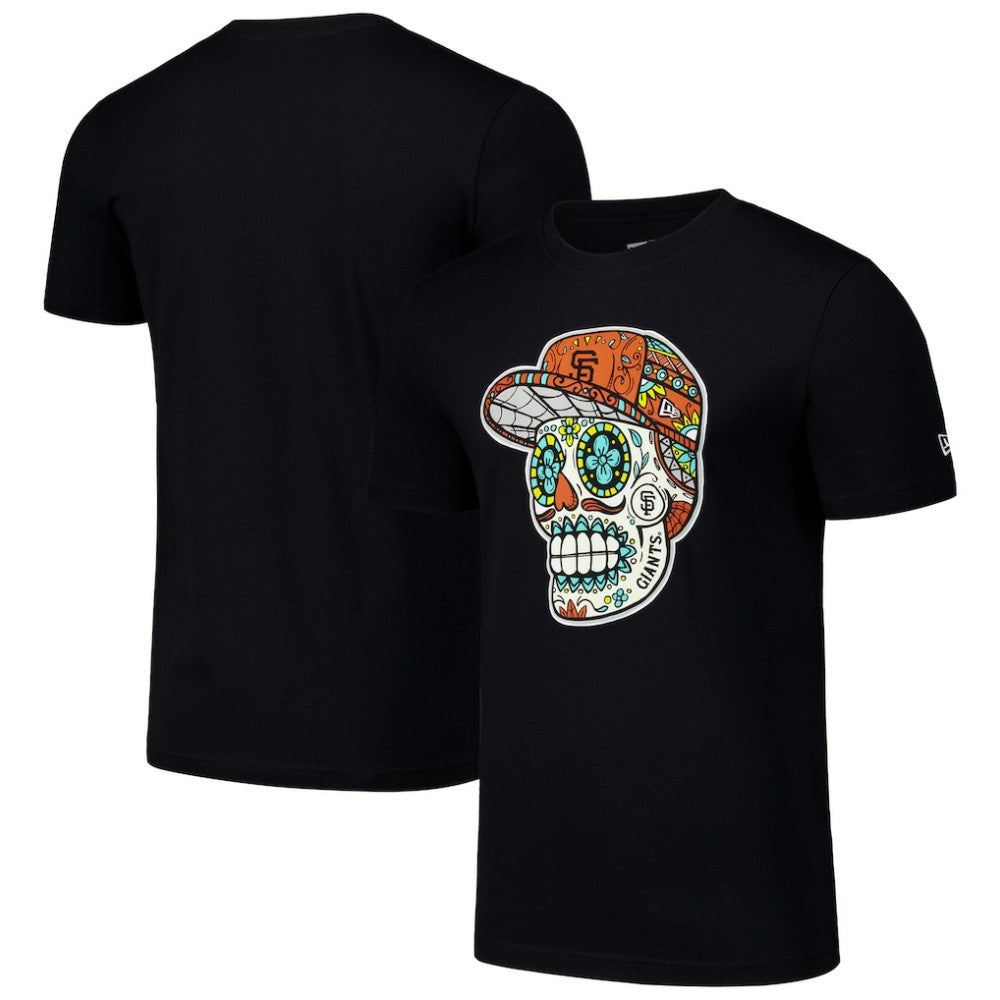 Black San Francisco Giants New Era Sugar Skulls T-Shirt