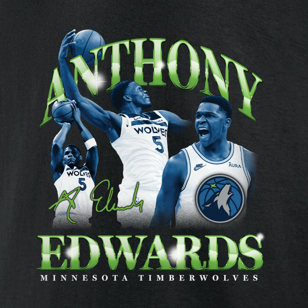 Anthony Edwards Minnesota Timberwolves Retro '90s T-Shirt