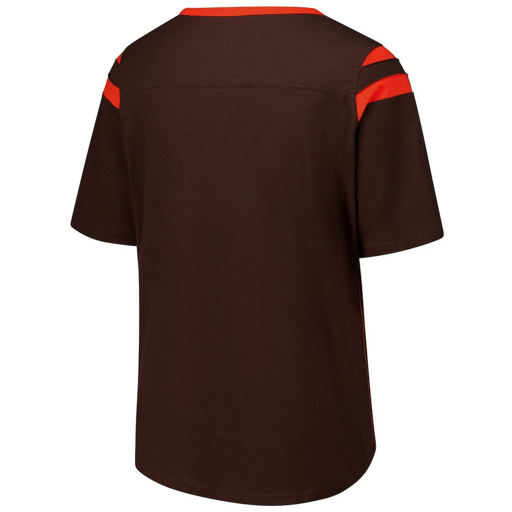 G-III 4Her by Carl Banks Women's Plus Size Linebacker T-Shirt - Cleveland Browns T-shirts