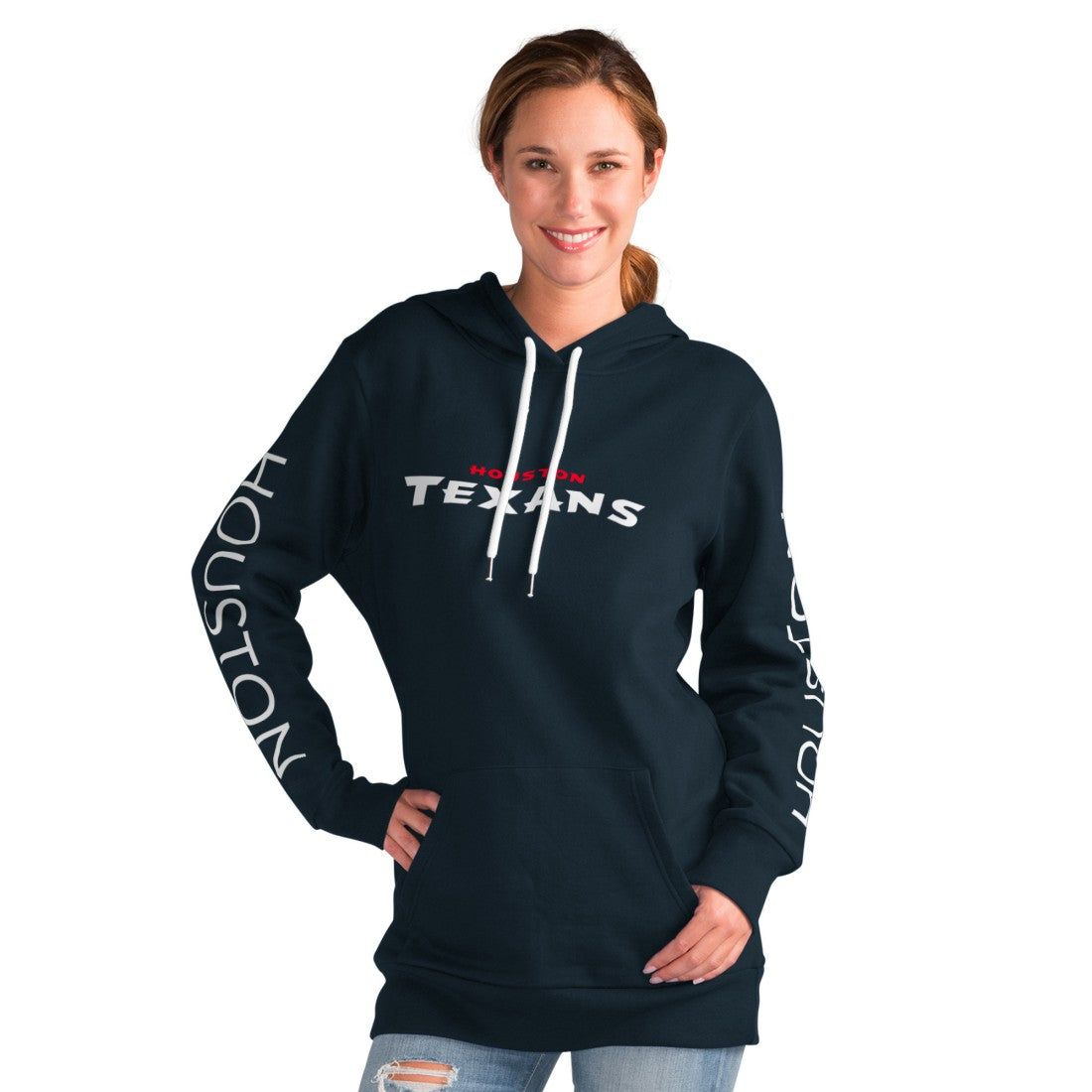 G-III 4Her by Carl Banks Women's Extra Inning Pullover Hoodie - Houston Texans Hoodies