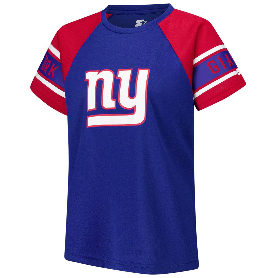 Starter Women's 1st Rounder Color Block Raglan Top - New York Giants Tops