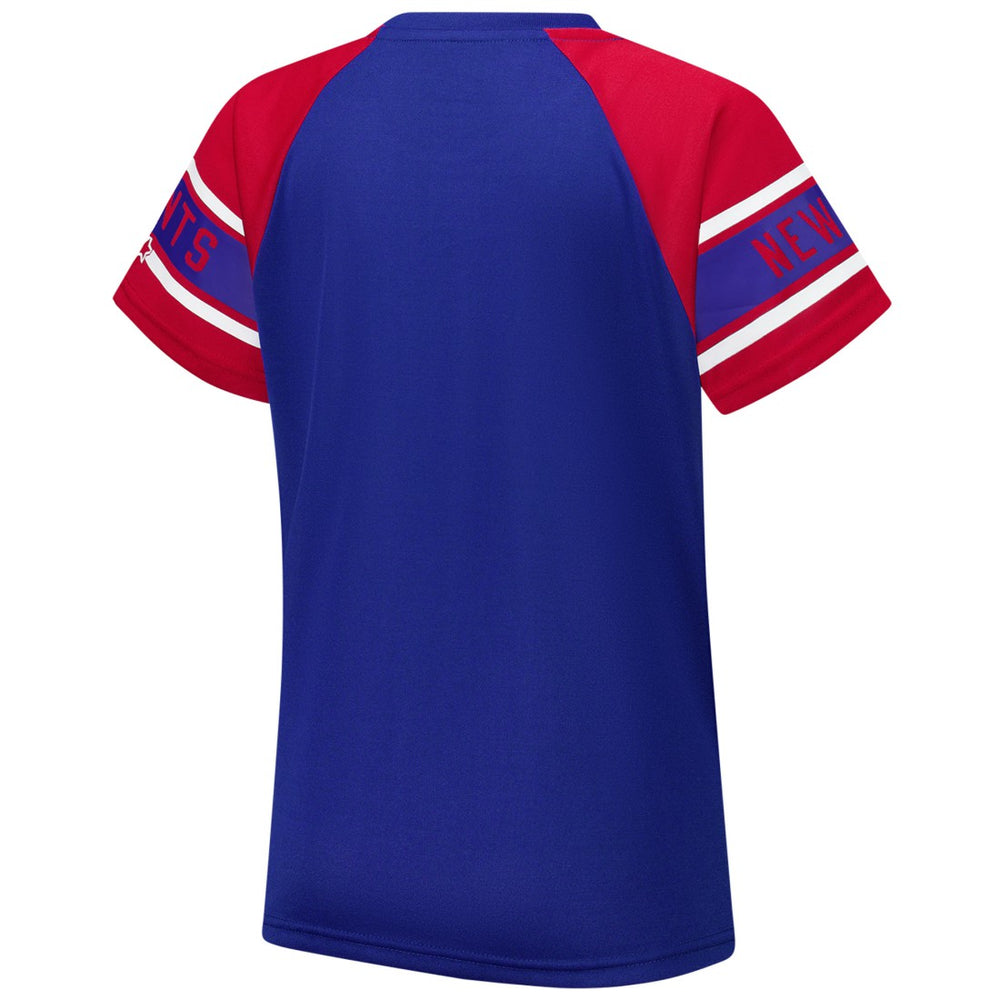 Starter Women's 1st Rounder Color Block Raglan Top - New York Giants Tops