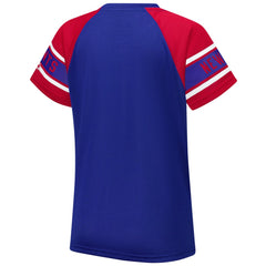 Starter Women's 1st Rounder Color Block Raglan Top - New York Giants Tops