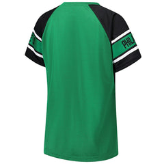 Starter Women's 1st Rounder Color Block Raglan Top - Philadelphia Eagles Tops