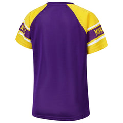 Starter Women's 1st Rounder Color Block Raglan Top - Minnesota Vikings Tops