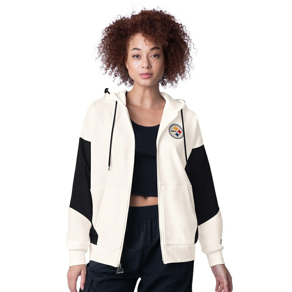Starter Women's Scrimmage Full-Zip Hoodie - Pittsburgh Steelers Hoodies