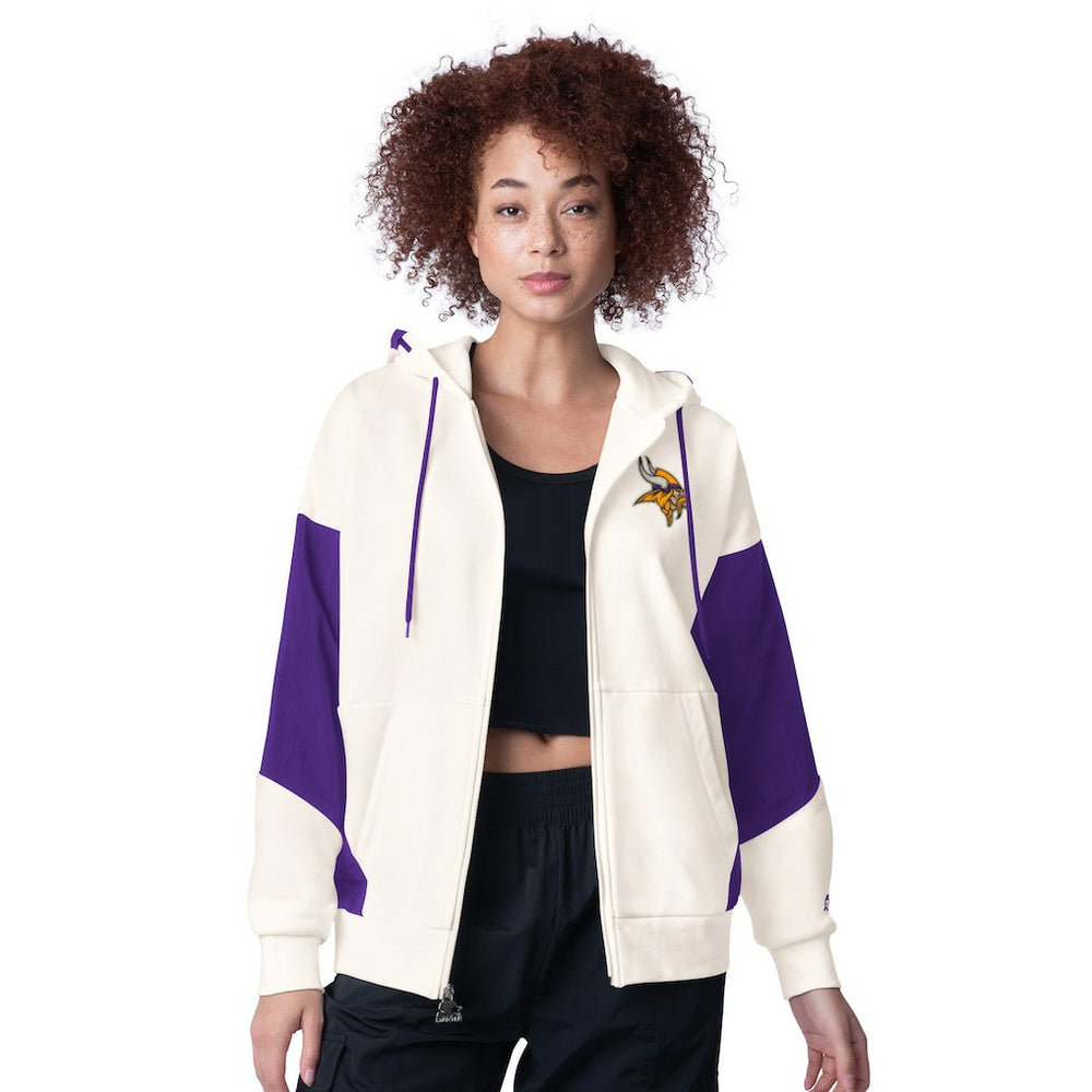 Starter Women's Scrimmage Full-Zip Hoodie - Minnesota Vikings Hoodies