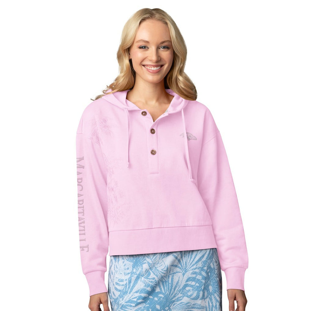 Margaritaville Women's Island Dream Solid Pullover Hoodie - Baltimore Ravens Hoodies