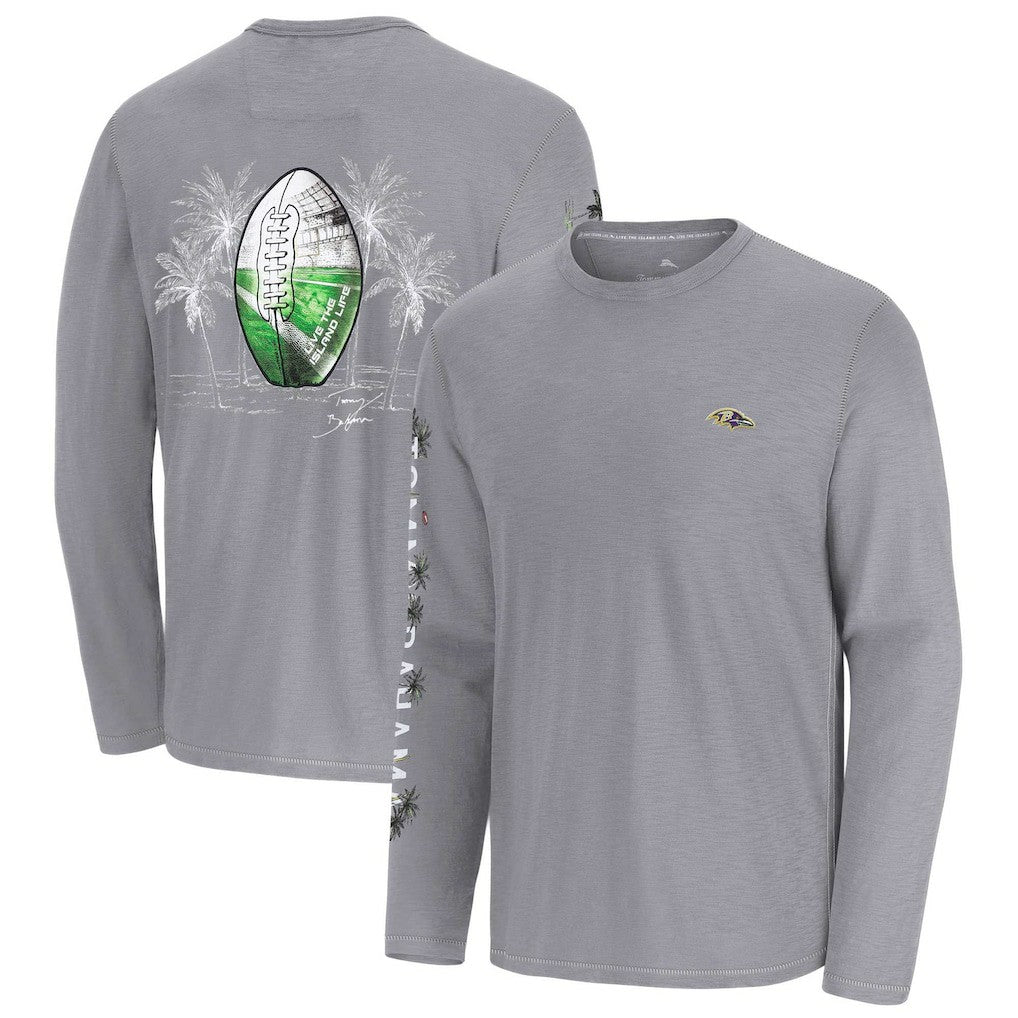 Oasis Endzone Lux Long Sleeve T-Shirt - Baltimore Ravens T-shirts