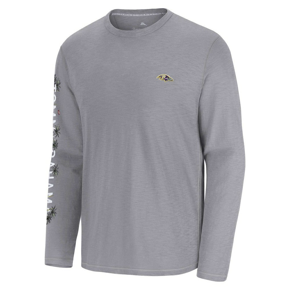 Oasis Endzone Lux Long Sleeve T-Shirt - Baltimore Ravens T-shirts