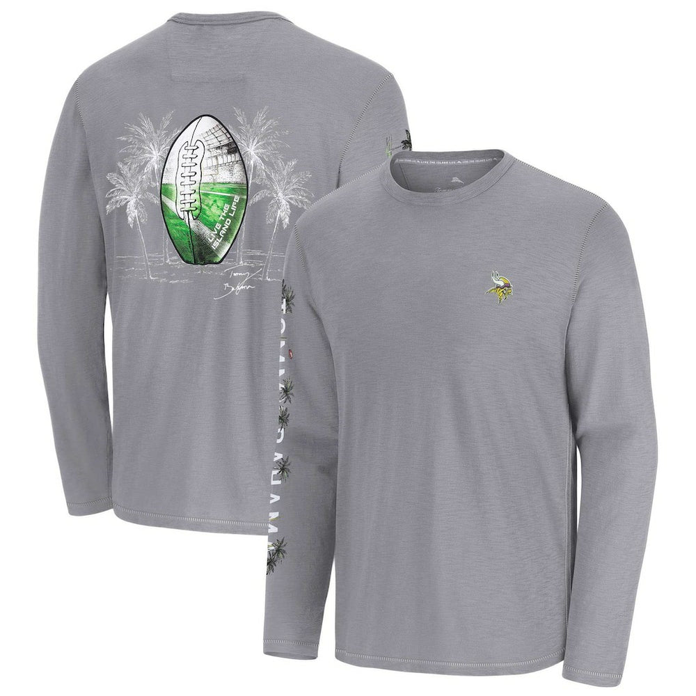 Oasis Endzone Lux Long Sleeve T-Shirt - Minnesota Vikings T-shirts