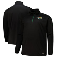 NHL Minnesota Wild Fanatics Big & Tall Authentic Pro Quarter-Zip Top