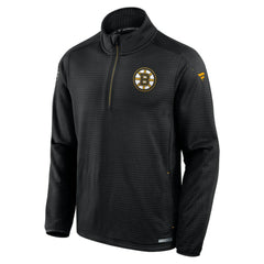 NHL Boston Bruins Fanatics Big & Tall Authentic Pro Quarter-Zip Top