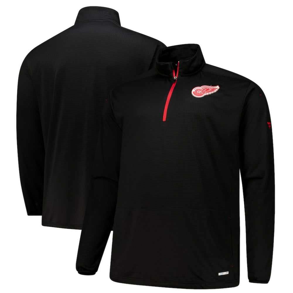 NHL Detroit Red Wings Fanatics Big & Tall Authentic Pro Quarter-Zip Top