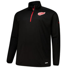 NHL Detroit Red Wings Fanatics Big & Tall Authentic Pro Quarter-Zip Top