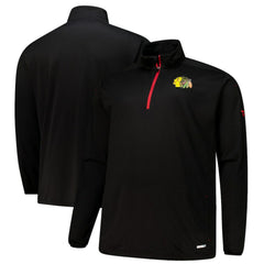 NHL Chicago Blackhawks Fanatics Big & Tall Authentic Pro Quarter-Zip Top