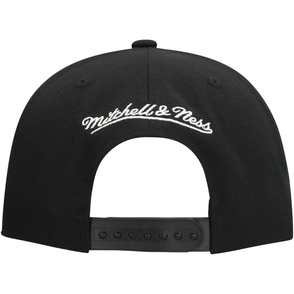 NHL San Jose Sharks Mitchell & Ness Core Top Spot Snapback Hat