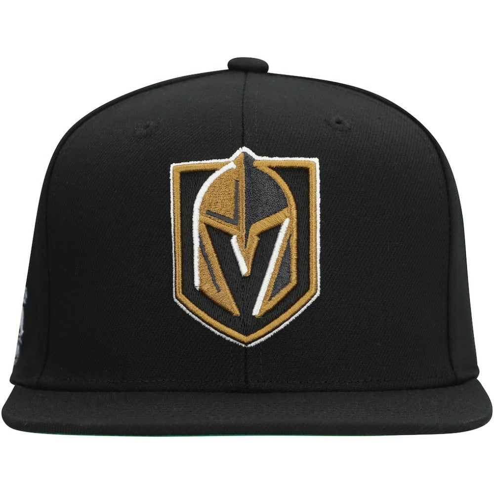 NHL Vegas Golden Knights Mitchell & Ness Core Top Spot Snapback Hat