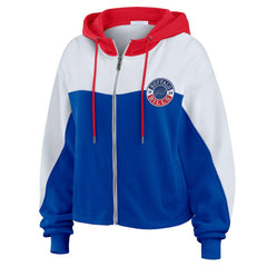 WEAR by Erin Andrews Women's Plus Size Color Block Full-Zip Hoodie - Buffalo Bills Hoodies
