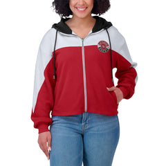 WEAR by Erin Andrews Women's Plus Size Color Block Full-Zip Hoodie - San Francisco 49ers Hoodies