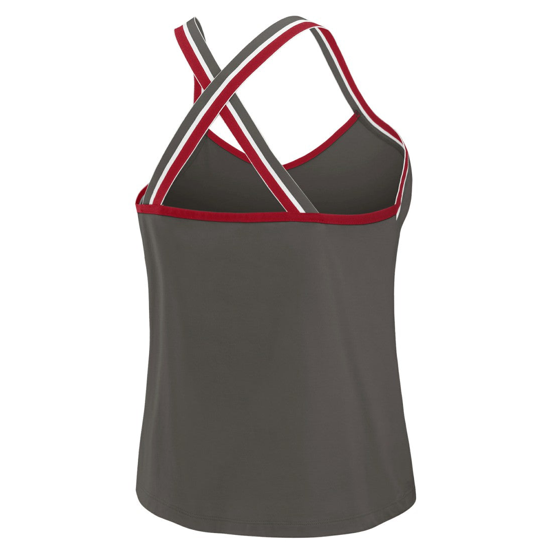 WEAR by Erin Andrews Women's Cross Strap Tri-Blend Tank Top - Tampa Bay Buccaneers Tops