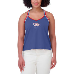WEAR by Erin Andrews Women's Cross Strap Tri-Blend Tank Top - Buffalo Bills Tops