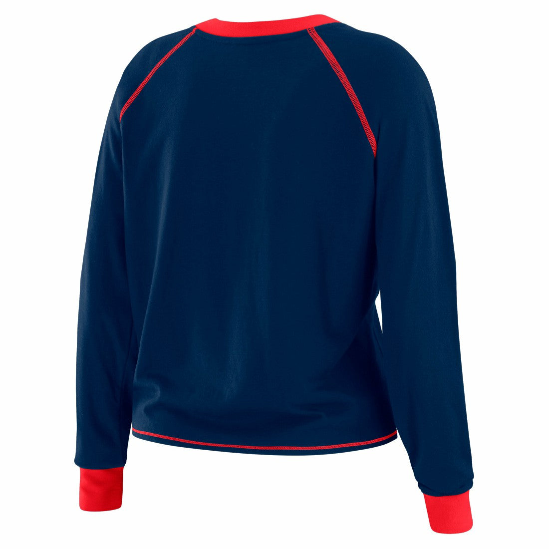 WEAR by Erin Andrews Women's Tie-Front Long Sleeve T-Shirt - New York Giants T-shirts