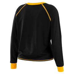 WEAR by Erin Andrews Women's Tie-Front Long Sleeve T-Shirt - Pittsburgh Steelers T-shirts
